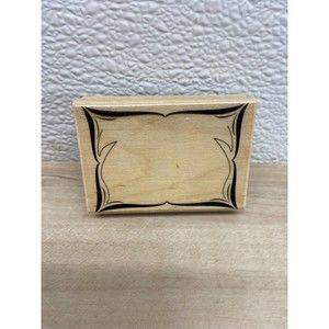 2001 Westwater Enterprise Wood Mounted Rubber Stamp Frame